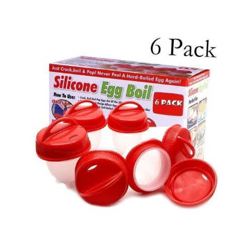 Silicon Egg Boiler - 6pcs