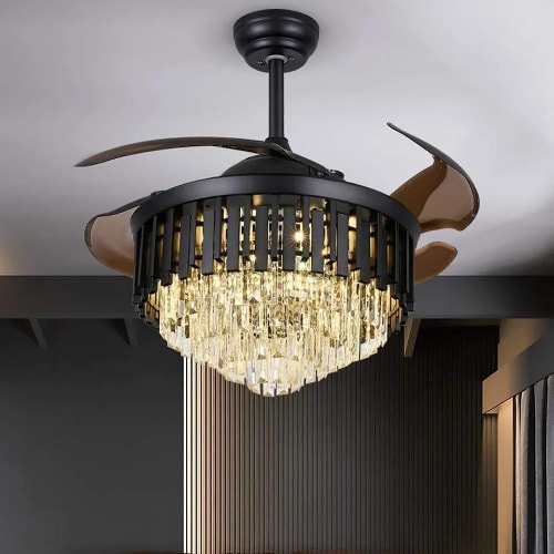 Chandelier Light With Fan | Bluetooth Speaker
