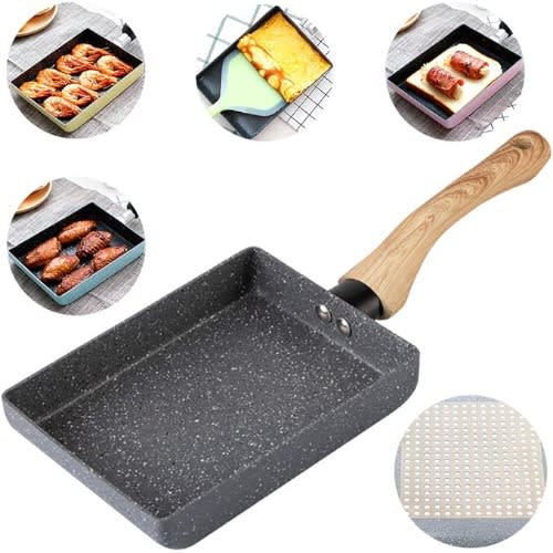 Japanese Style Non-stick Portable Fry Pan + Free gift