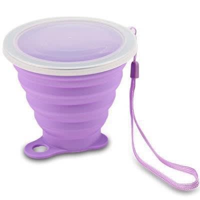Collapsible Travel Cup / Foldable Cup - Purple