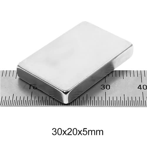 Bar Strong Neodymium Magnet - 30x20x5mm