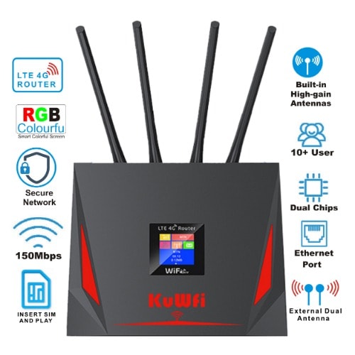 Kuwfi 4g Lte Wireless Router