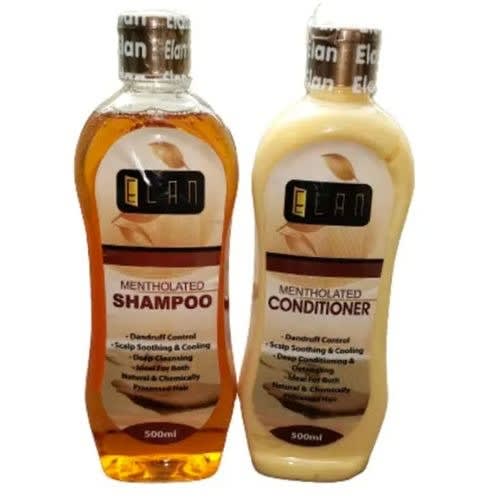 Elan Mentholated Hair Shampoo & Conditioner 500ml