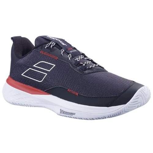 SFX Evo All Court Men Tennis Shoe - Black/Fiesta Red