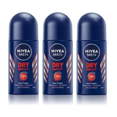 Men- Dry Impact 72hrs - 50ml X 3 Pieces