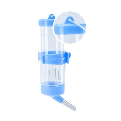 Rabbit Water Bottle With Nipples - 125ml - Blue