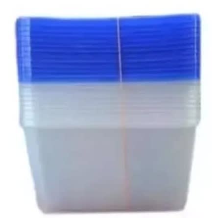 Take Away Plastic Pack Food Containers - 17oz - 100 Pieces