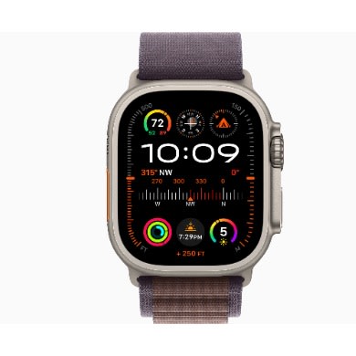 Apple Watchultra 2 Gps+cellular, 49mm Titaniumcase With Indigo Alpine Loopsmall Mrer3b/a