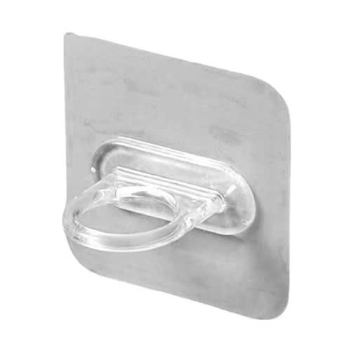 Wall Mounted Multifunctional Punch Free Sticky Bracket Curtain Rod Hook / Holder - 2pcs