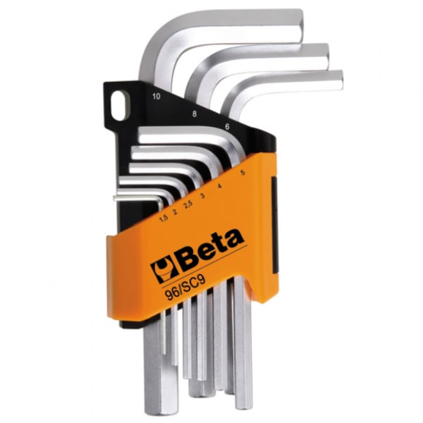 96 /SC9-9 Hex Key Wrenches With Display - Set Of 9