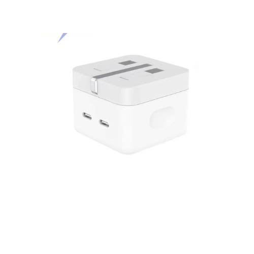 PD Fast Charger Adapter Dual Port USB-c Wall Charger For iPhone 14 -50w