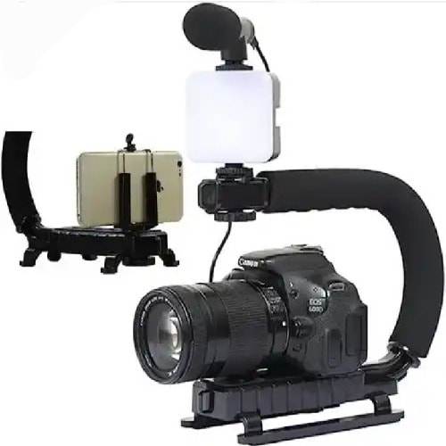 U/c Shaped Hand Held Bracket Stabilizer Kit For Video Making Ay-49u