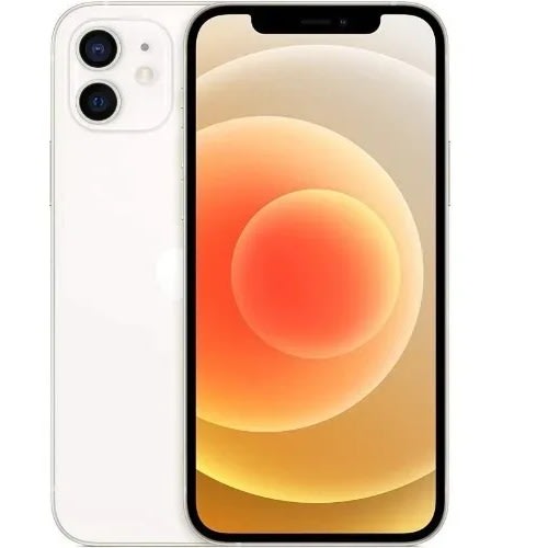 iPhone 12 - 6.1" - 128 GB RAM - 4GB RAM- Single Sim - 2815mAh - White - Renewed