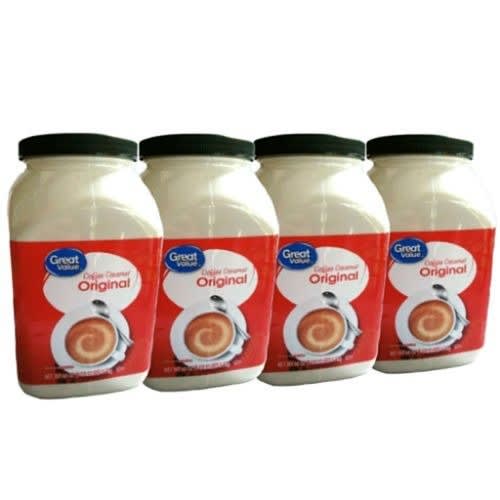Great Value Non Dairy Coffee Creamer - 1.7kg Each - Pack Of 4