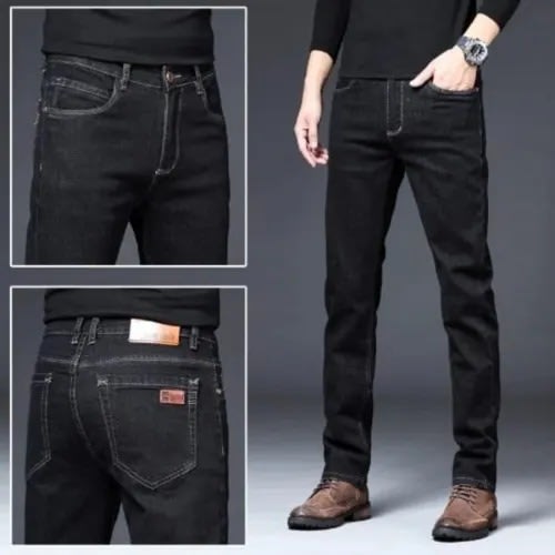Men's Black Jean - Straight
