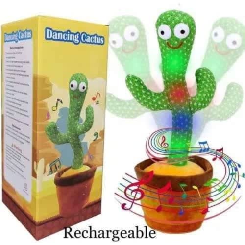 Talking Cactus Toys For Kids - 12w