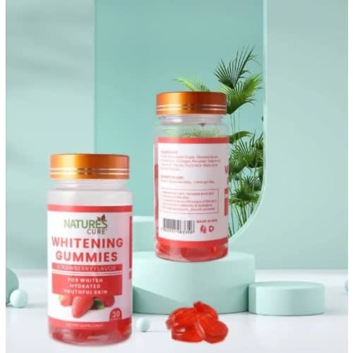 Skin Whitening Gummies- Strawberry Flavor -30 Capsules