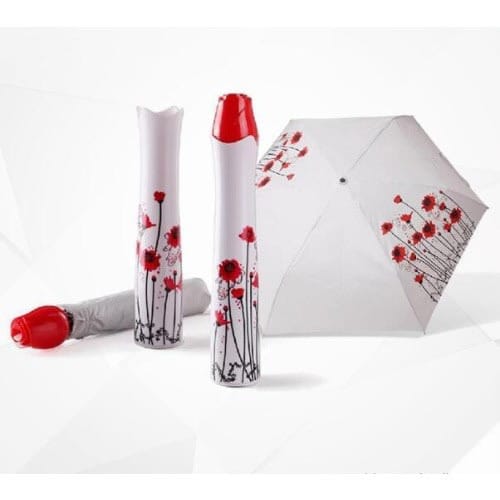 Rose Print Bottle Umbrella