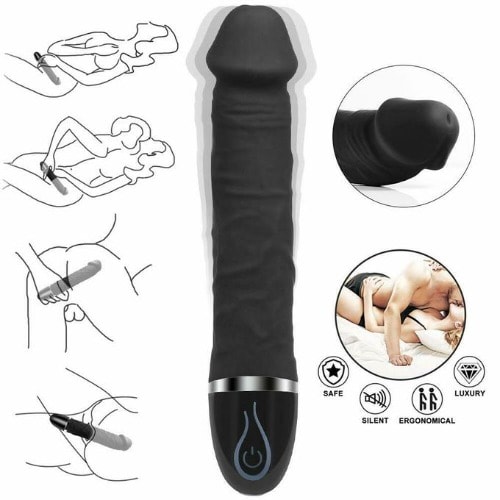 Silicone Vibrating Dildo