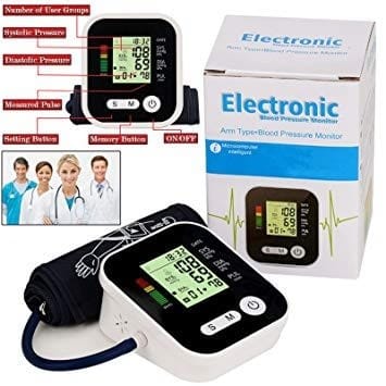 Upper Arm Automatic Digital Blood Pressure Monitor With Voice Function