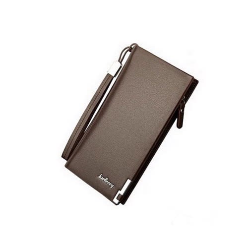 Multipurpose Leather Cards Holder Wallet Purse - Brown