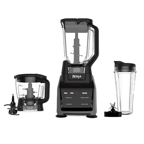 Mega Kitchen System With 1.5l Blender, Food Processor & Nutri Ninja Cups