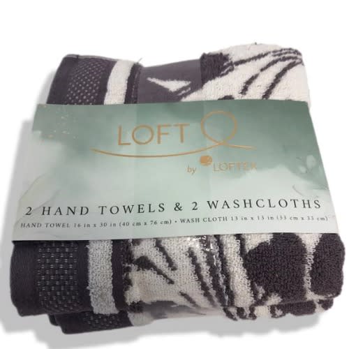 Loft By Loftex 2 Hand Towels & 2 Washcloths