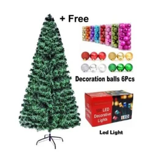 4ft Christmas Tree + Free 6 Pcs Balls + Led Lights