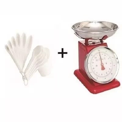 Kitchen Scale & Measuring Spoon Bundle