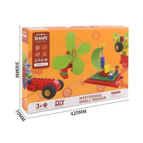 DIY Mysterious Small Rocker - Advanced Shape - Stem Puzzle Building Blocks