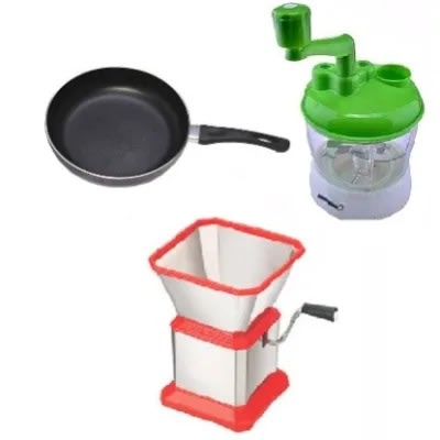 Grater Bundle With Non Stick Fry Pan