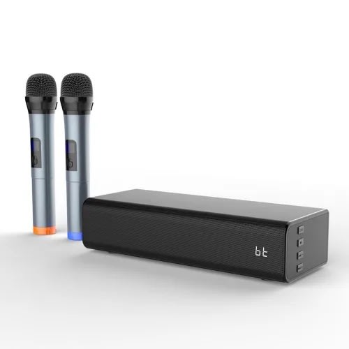Sing Bar Pure Acoustics Bluetooth Karaoke Speaker - Wireless Microphones
