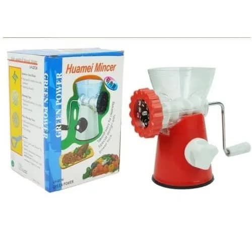 Huamel Manual Meat Mincer - Red