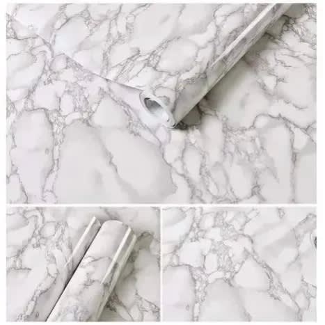 Marble Waterproof Pvc Self Adhesive Wallpaper - 100cm By 50cm