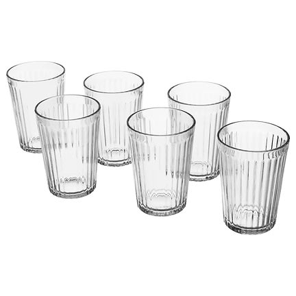 Vardagen Glass - 20Cl - Clear Glass - 6 Pcs