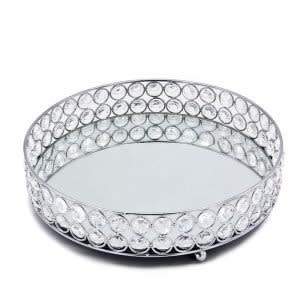 Lepore Mirrored Crystal Vanity Tray