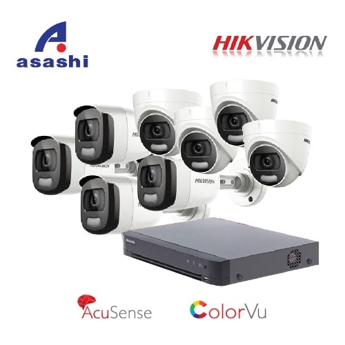 8 ColorVU 2MP Complete CCTV DVR Security Camera System