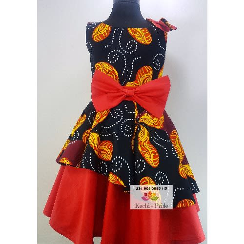 Adorable Ankara Dress