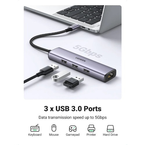 USB-C Gigabit Ethernet Adapter