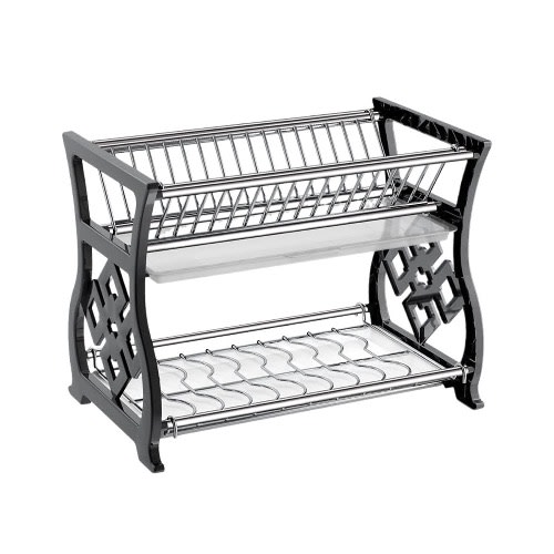 Plate Rack With Drain Train/ Cutlery Holder