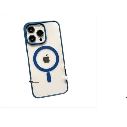 Iphone 16 Pro Max Protective Case -transparent - Blue