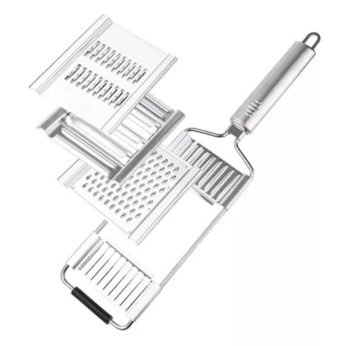 Multi-purpose Stainless Steel Grater - 3 Blades