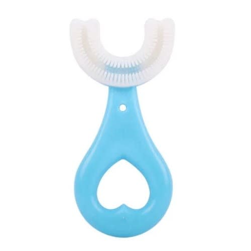 U - Shape Toothbrush For Kids - Blue
