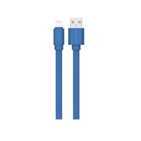 Candy One Piece Fast Charging Iphone Flat Cables- Blue