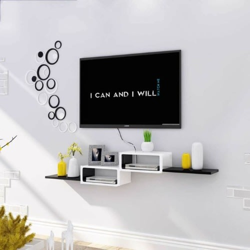 2 In 1 Floating Dvd Dstv Remote Control Wall Shelf