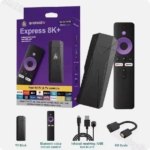 Fire Tv Stick 8k Uhd Android 13.0 Media Player Wifi6 With Bluetooth Voice Remote