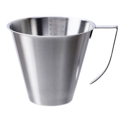 Idealisk 1 Litre Graduated Jug, Stainless Steel