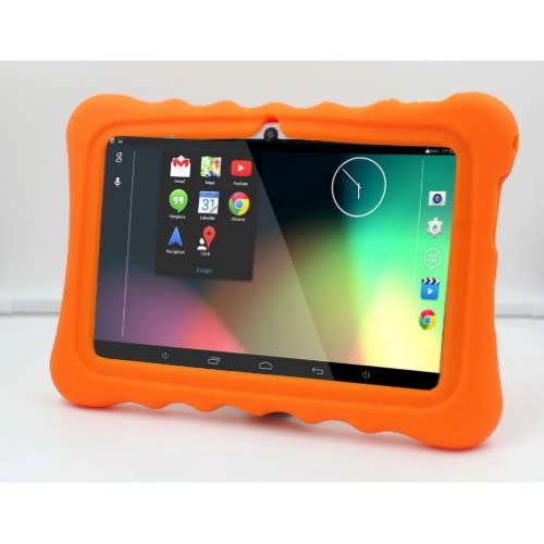 Atouch A37 Kid's Educational Tablet - Android 6.1 - 128gb Rom -6gb Ram-dual Camera - Orange Pouch