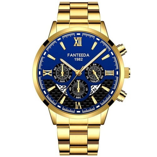 Fanteeda Men's Wrist Watch 1 - Gold