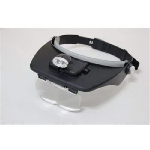 Light Head Magnifying Glass With 4 Lens
